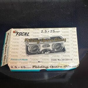 Traw Folding Opera Glasses Original Box & Instruction Book SS2